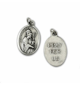 Religious Art Inc St. Patrick Silver Oxidized Medal