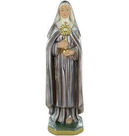 Costa Articoli Religiosi 12" St Clare Statue