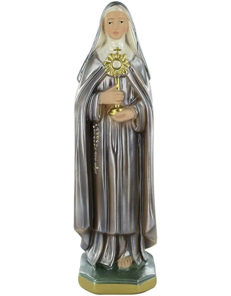 Costa Articoli Religiosi 12" St Clare Statue
