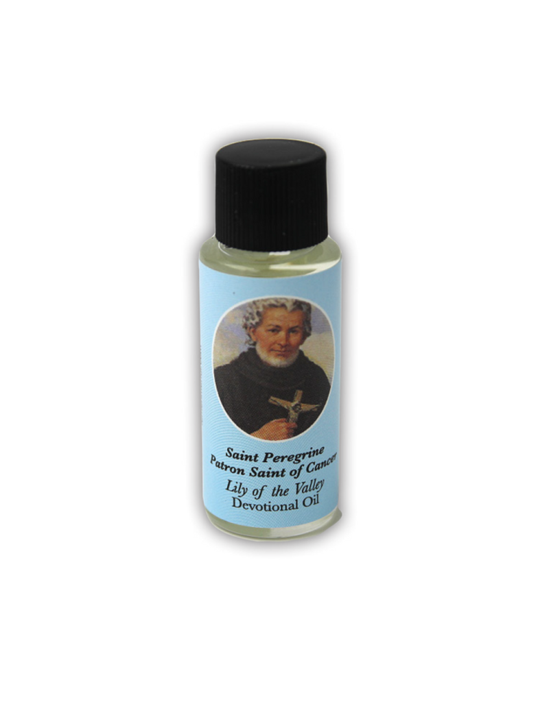 Lumen Mundi 0.25oz Saint Peregrine Devotional Oil, Lily of the Valley Scent
