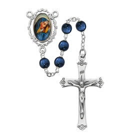McVan 7mm Blue Our Lady of Sorrow Rosary