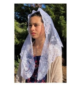 Oremus Mercy St. Catalina Thomas Veil- White