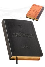 Fireside Catholic Publishing NABRE New Catholic Answer Bible Librosario Edition-Black/Tan Imitation Leather