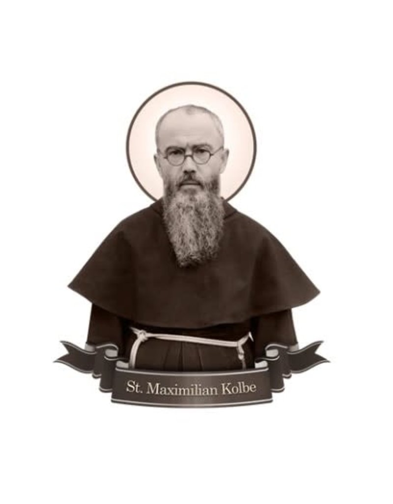 Devout Decals St. Maximillian Kolbe Decal