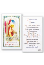 WJ Hirten Laminated Holy Card
