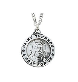 McVan Sterling Silver St. Therese on  20" Chain