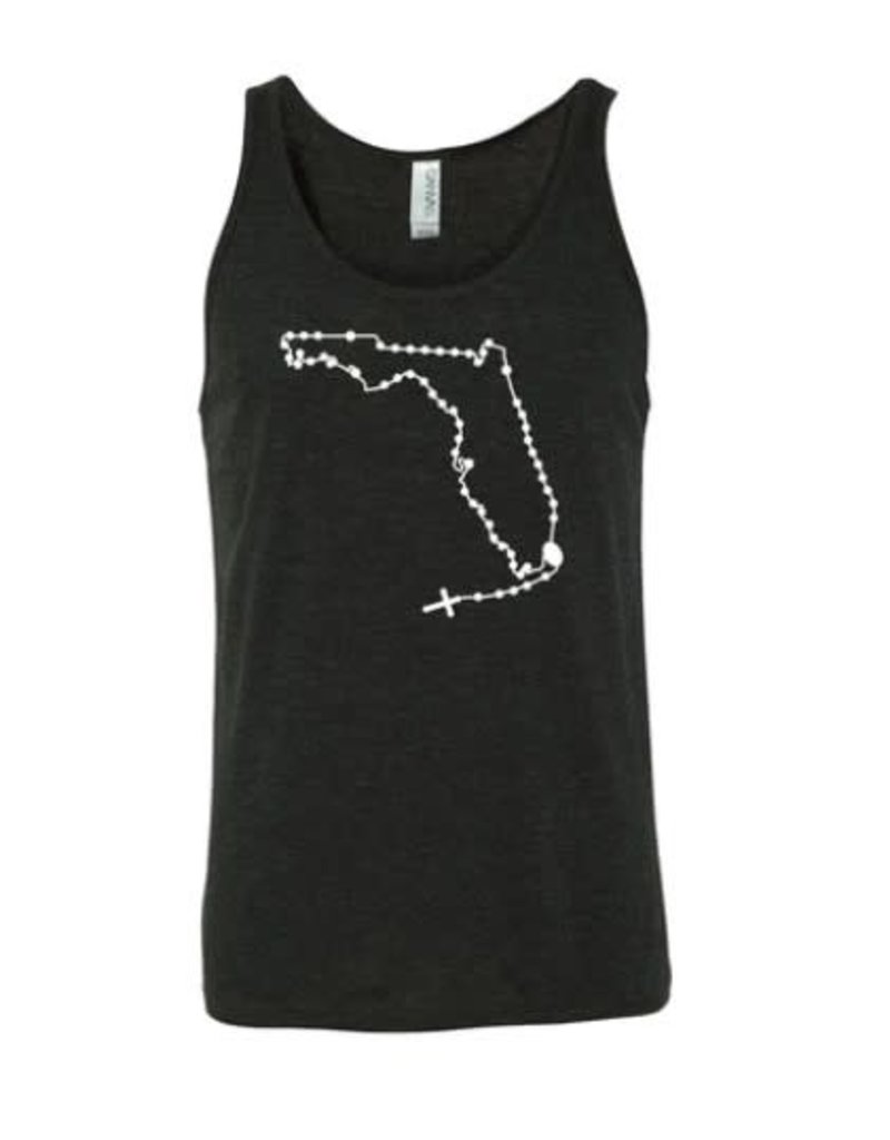 States of Faith Florida Catholic Rosary Tank Top Large