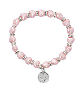 McVan Pink Pearl Baby Stretch Bracelet