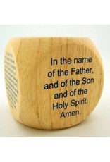 Sacred Traditions Wooden Prayer Cube