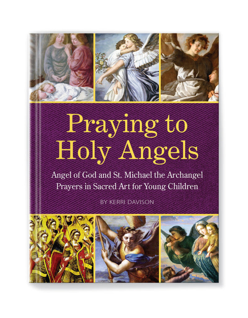Holy Heroes Praying to Holy Angels | Angel of God and St. Michael the Archangel Prayers in Sacred Art for Young Children