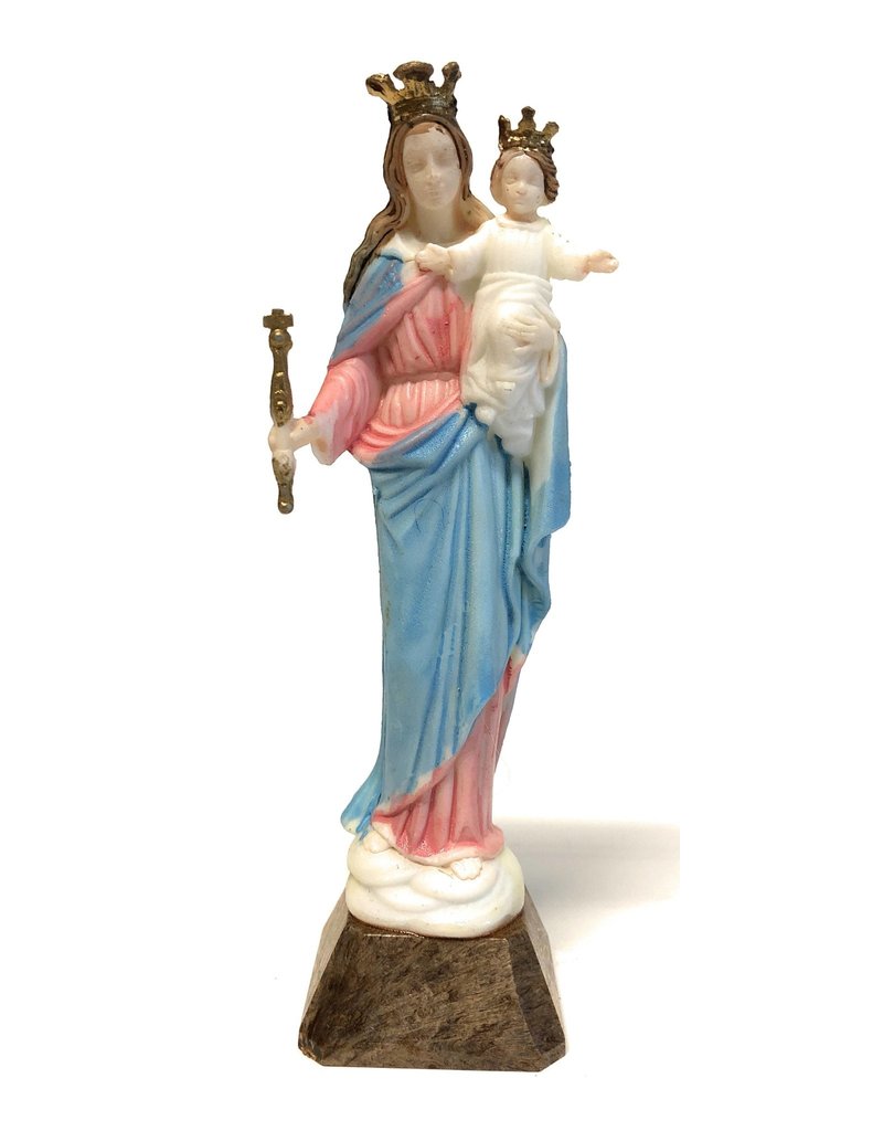 Costa Articoli Religiosi 5" Mary Help of Christians Platic Statue