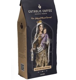 Catholic Coffee Our Lady of Mount Carmel Salted Caramel |Catholic Coffee