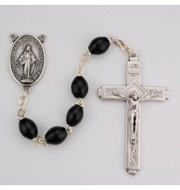 McVan Oval Black Wood Rosary