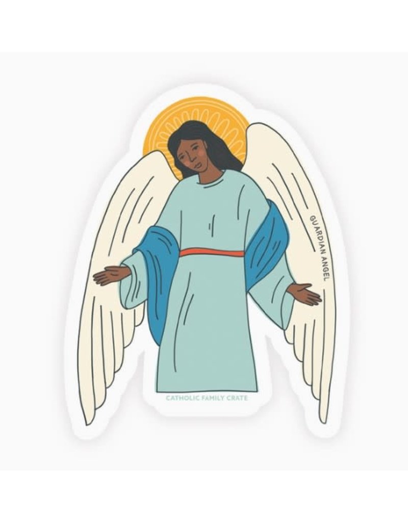 Catholic Family Crate Guardian Angel Sticker