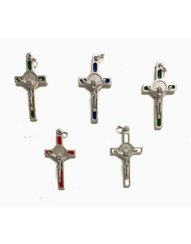 Costa Articoli Religiosi Assorted St. Benedict Cross Medals 4x2 cm