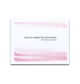 Pio Prints Love is Repaid, St. Therese of Lisieux Thank You Card Pack