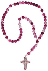 Sine Cera Pink Children's Gemstone Rosary (purple)