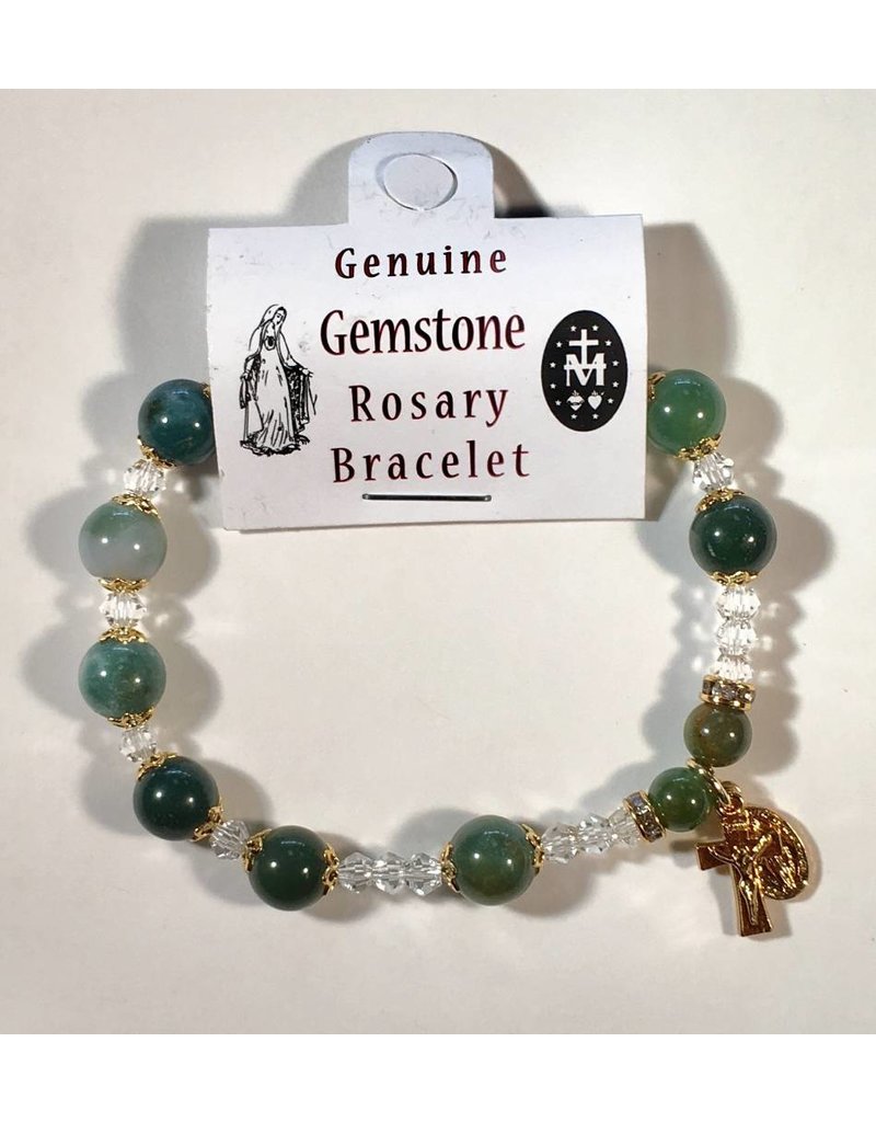 Sine Cera Multicolor Onyx Rosary Bracelet (8mm)