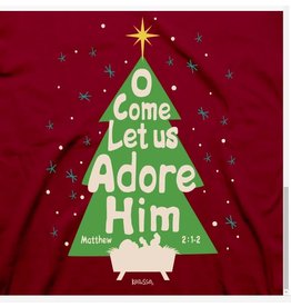 Kerusso Christian Christmas T-Shirt - Adore Him