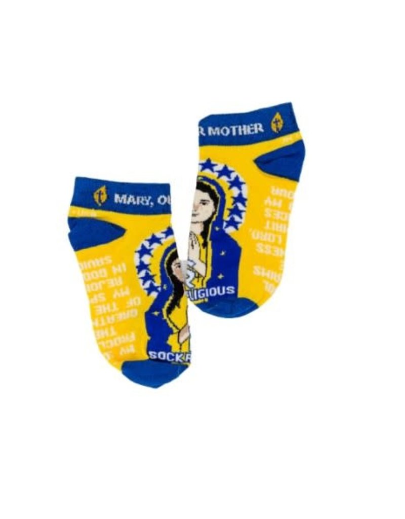Catholic Sprouts Socks: Mary Queen of Heaven and Earth