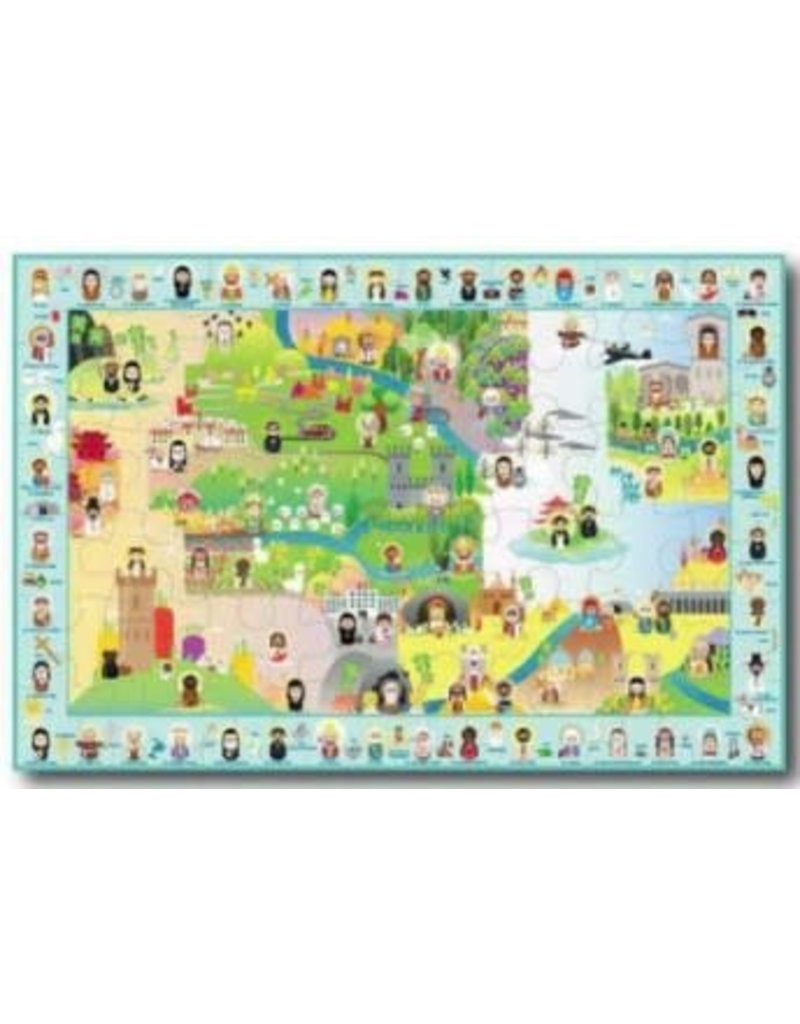 Shining Light Dolls Saints & Symbols Search & Find Giant Floor Puzzle