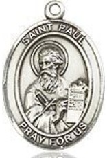 Bliss Manufacturing Sterling Silver St. Paul Medal With 20" Chain