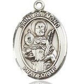 Bliss Manufacturing Sterling Silver St. Raymond Nonnatus Medal-Pendant With 18" Chain Necklace