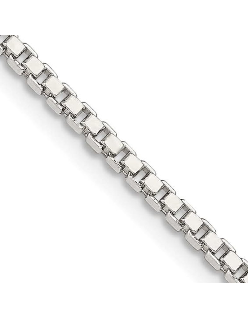 20" Sterling Silver 2mm Box Chain