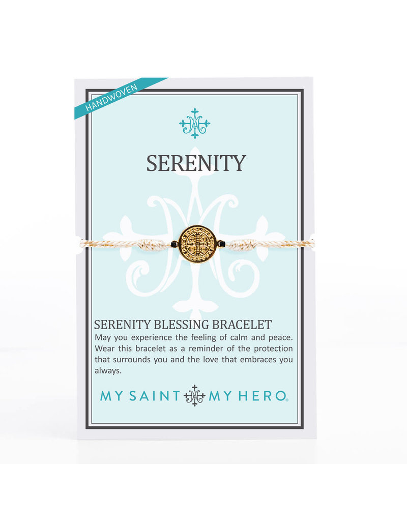 My Saint My Hero Serenity Blessing Bracelet - Gold/Metallic Gold