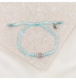 My Saint My Hero Breathe Blessing Bracelet - Silver - Mint