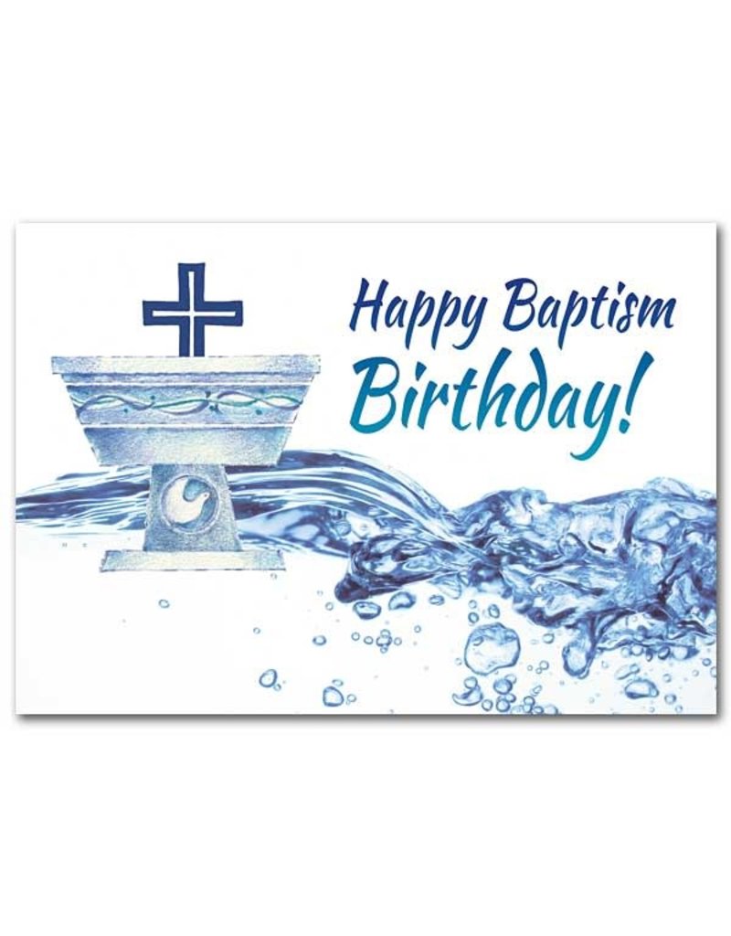 Altar + Home Happy Baptism Birthday! (Baptism Anniversary Card)
