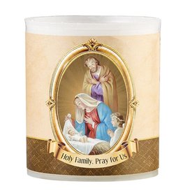 Christian Brands Devotional Votive Candle - Holy Family