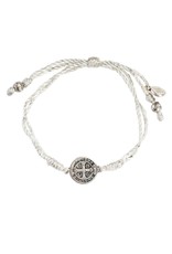 My Saint My Hero Serenity Blessing Bracelet - Metallic/Silver Medal - Silver