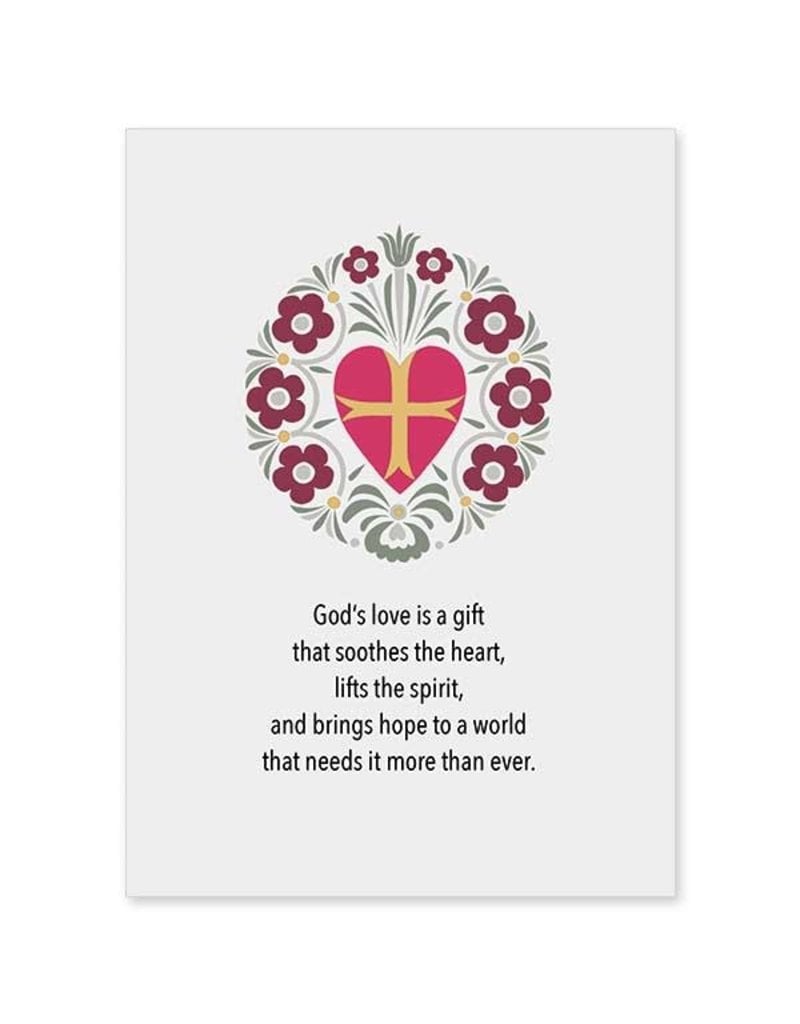 The Printery House God's Love Is a Gift St Valentine's Day Card