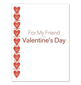 The Printery House Red Heart Border St. Valentine's Day Card