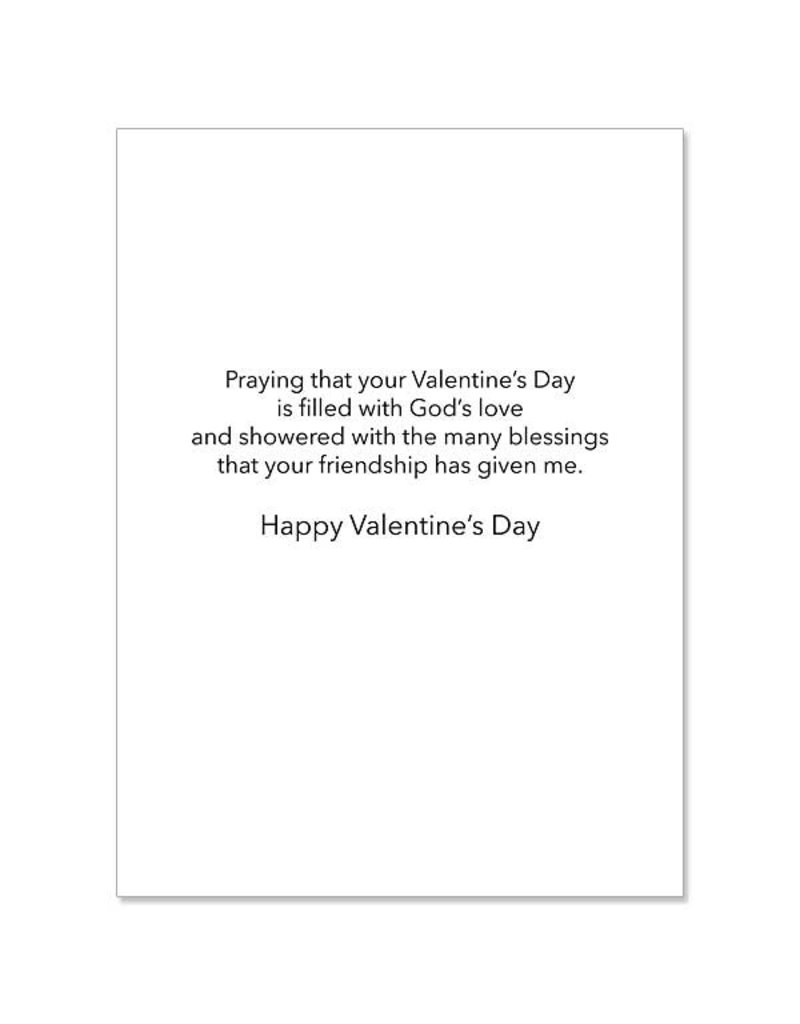 The Printery House Red Heart Border St. Valentine's Day Card