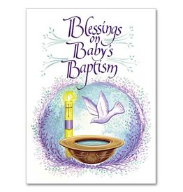 The Printery House Blessings on Baby's Baptism Greeting Card