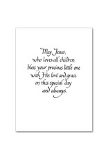 The Printery House Blessings on Baby's Baptism Greeting Card