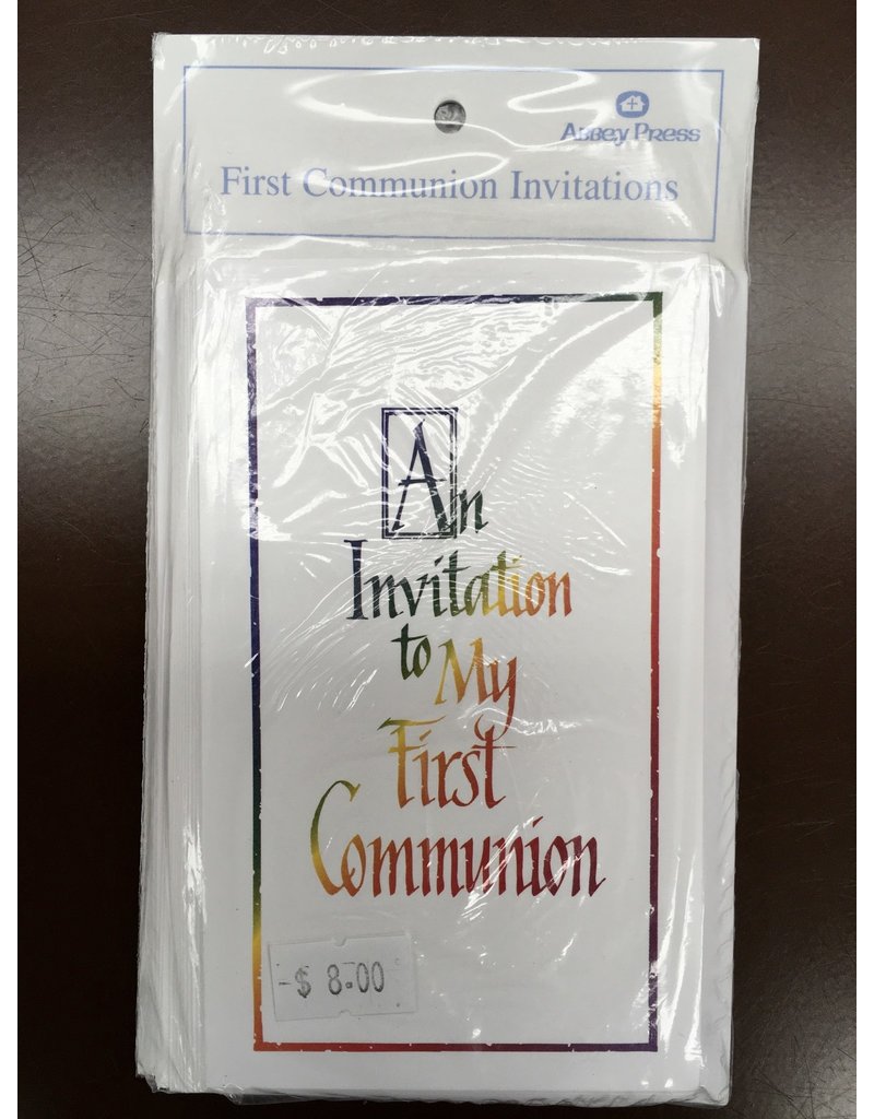 Spring Arbor First Communion Invitation Cards 12 Cards