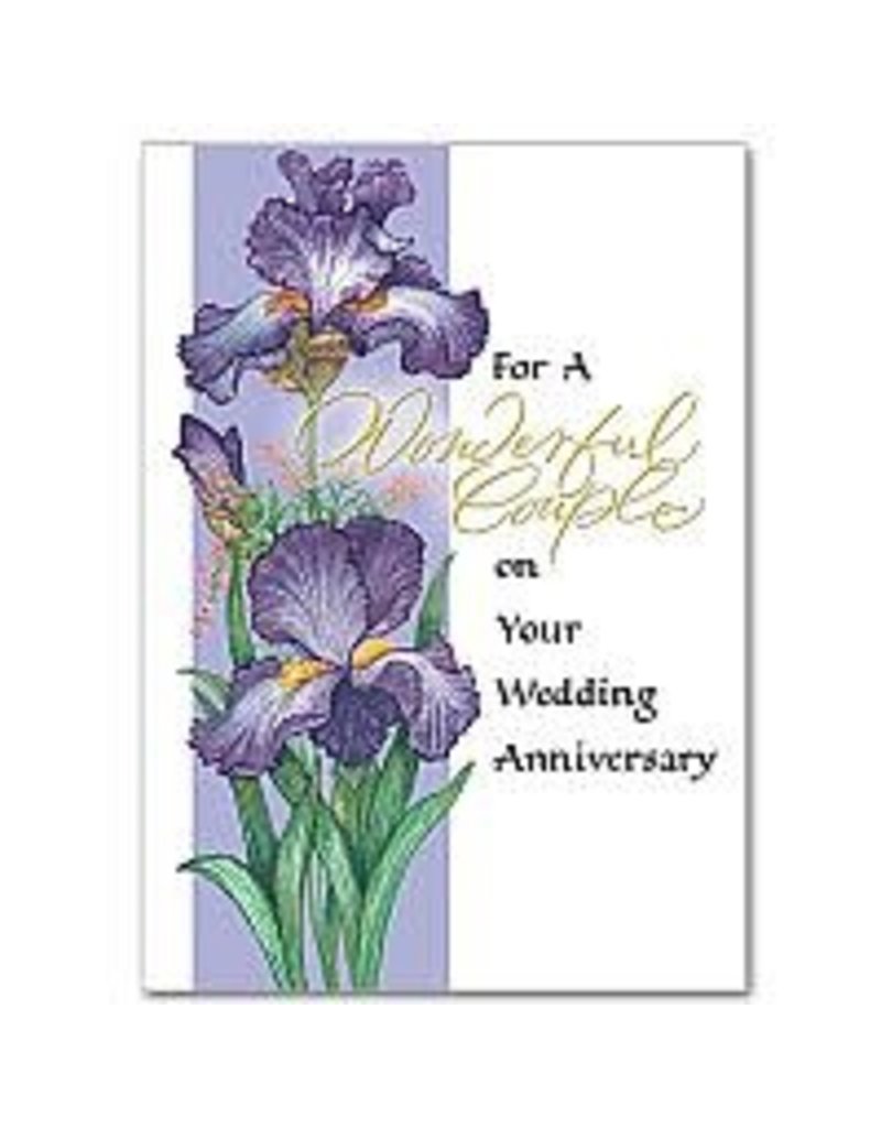Altar + Home For a Wonderful Couple on Your Wedding Anniversary Card