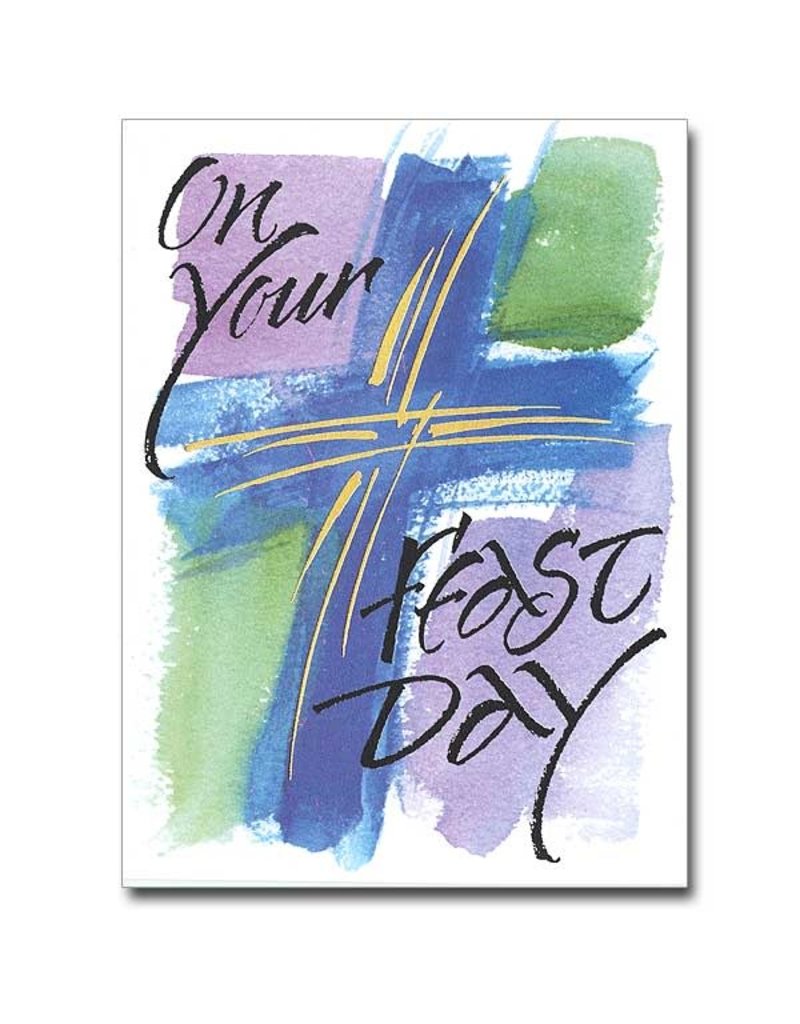On Your Feast Day Feast Day Card