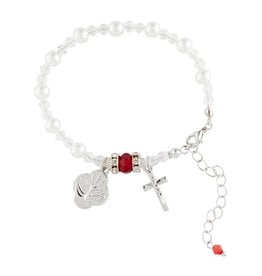 Christian Brands Confirmation Pearl Bracelet