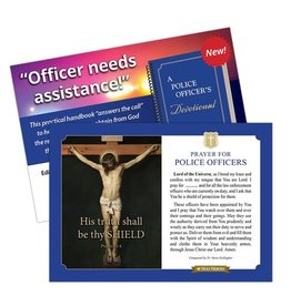 Holy Heroes Prayer for Police Officers Prayer Card