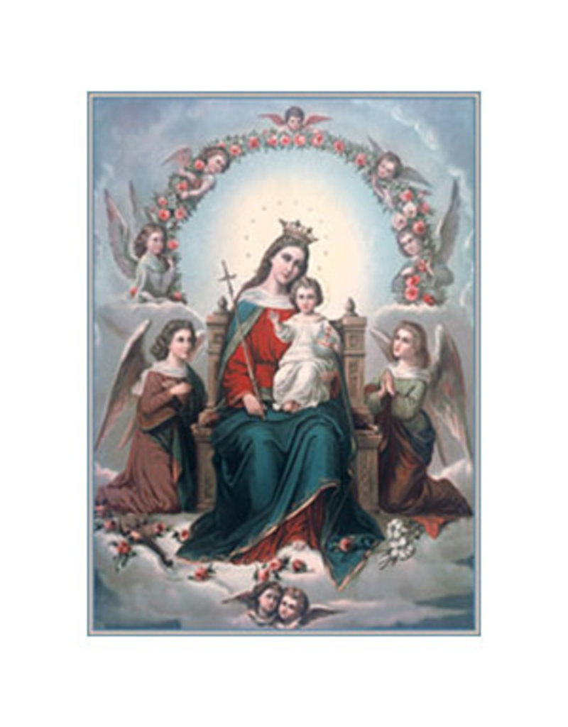 Saints Galore Catholic Publishing Mary as Queen postcard