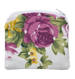 McVan Purple Floral Rosary Pouch