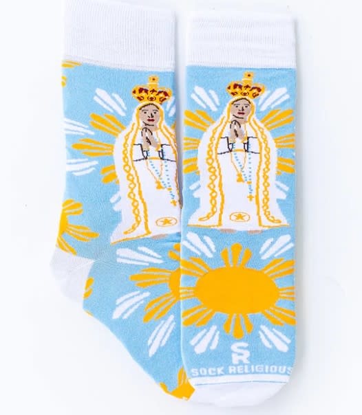 Sock Religious Sock Religious Socks Our Lady of Fatima Queen of