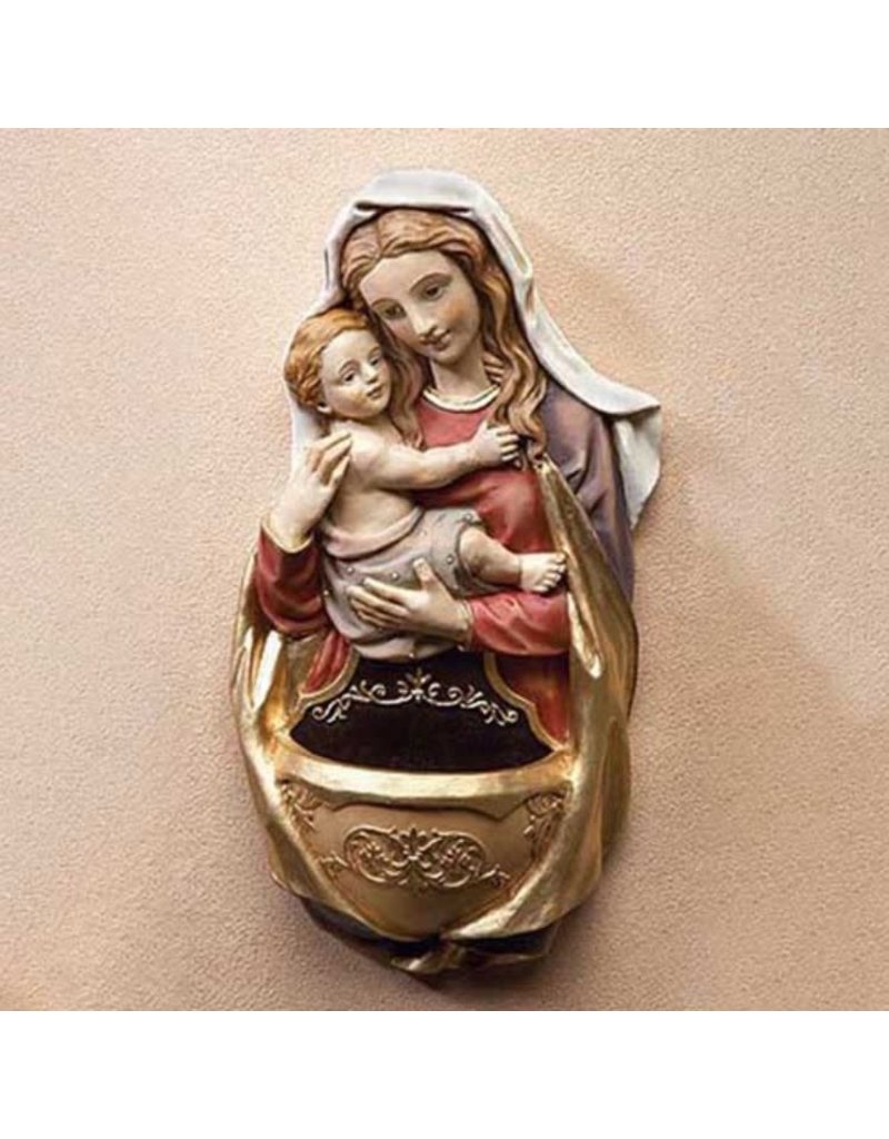 Christian Brands Madonna and Child Holy Water Font