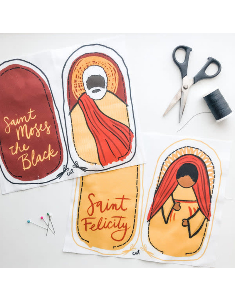 The Little Rose Shop DIY Saint Squishy Set: St. Moses the Black & St. Felicity