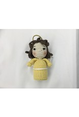 HopeHandcraft Guardian Angel Crochet Doll w/ One Decade Pearl Rosary