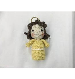 HopeHandcraft Guardian Angel Crochet Doll w/ One Decade Pearl Rosary